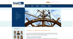 Desktop Screenshot of biallo-unternehmen.de
